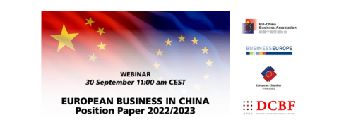 European Business in China - Position Paper 2022/2023