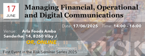 DCBF Risk Event I: Managing Financial, Operational and Digital Communications